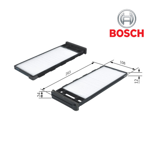 Filter cabin air bosch - filter,, 987