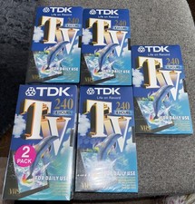 TDK TV 240 VHS Video Tapes 4