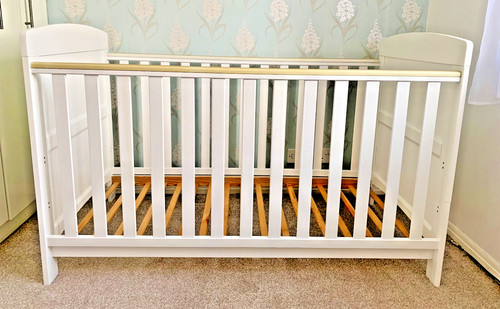 Obaby white convertible cot - convertible,