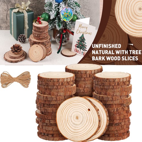 240pcs natural wood slices - wood,