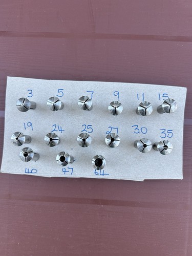 Watchmakers lathe 8mm - 8mm, collets