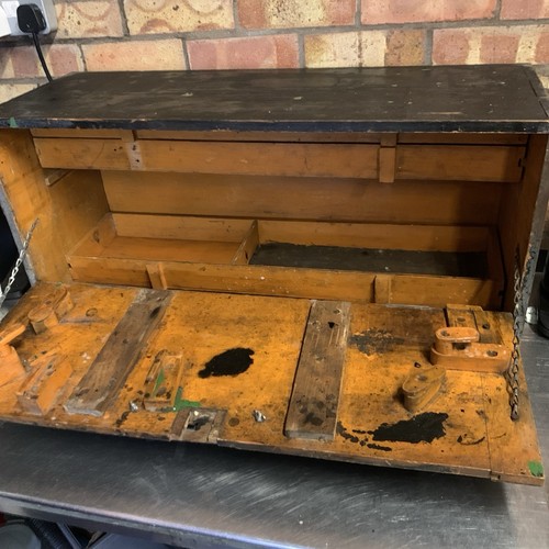 Large vintage antique wooden - large,