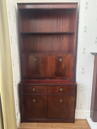 Mahogany drinks unit - mahogany,