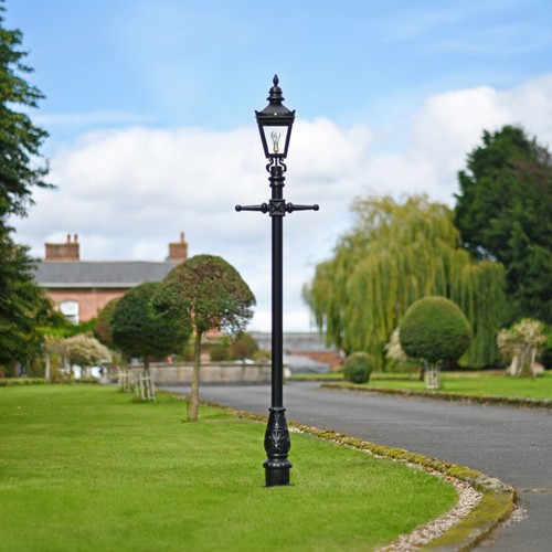 25m black kensington lamp - 2.25m, 'kensington'