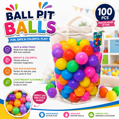 100 colourful play - colourful, pit