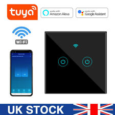 Smart Life 1/2/3 Gang UK Touch Panel Wifi LED Light Switch TUYA APP for Alexa UK