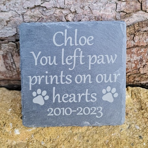 Personalised slate pet - slate,