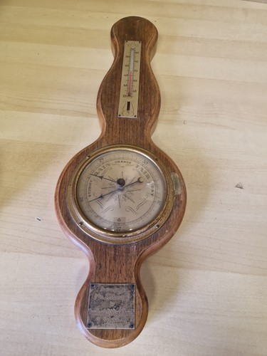 Vintage oak wood banjo - vintage,