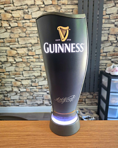 Guinness illuminated bar - illuminated, sign