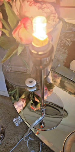 Laura ashley chrome table lamp - chrome,