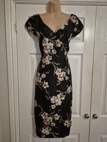 Black grey floral - black, &