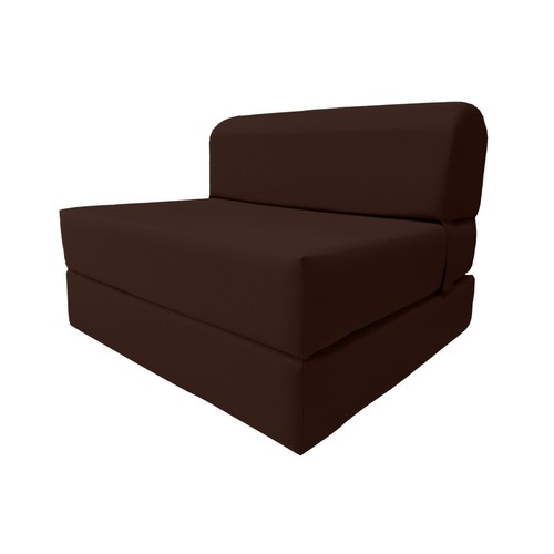 Brown sleeper chair folding - brown,