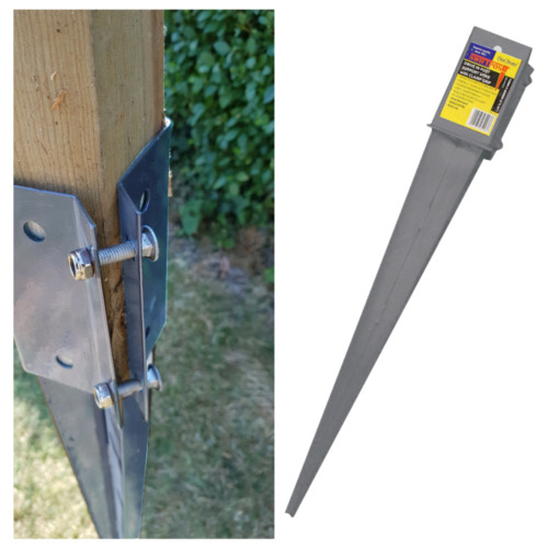 Fence post holder support - fence,
