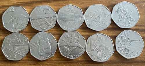 Fifty pence 2011 olympics - gb,