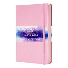 A5 Sketchbook Acid-Free 160gsm Paper 120 Pages Sewn Binding 5.8" X 8.3" Journal