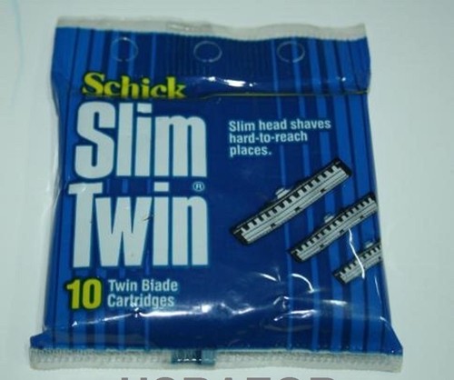 Schick slim twin refills - 10,