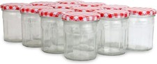 Jam Jars Glass Wide Mouth