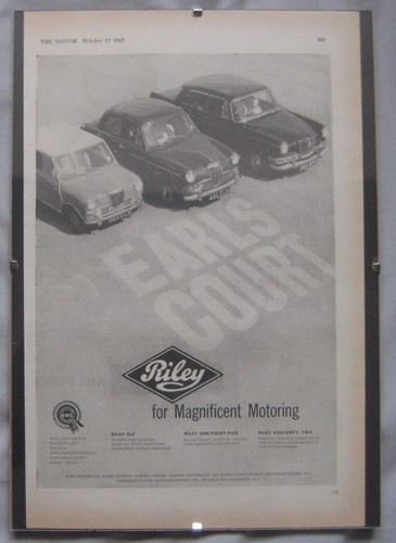 1962 riley elf - 1962, one-point-five