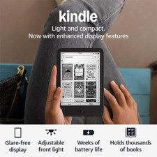 Amazon Kindle (Newest Gen) –