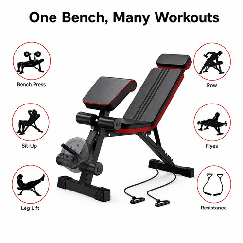 Poriya foldable adjustable gym - poriya,