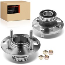 2X Wheel Hub Bearing Set Rear