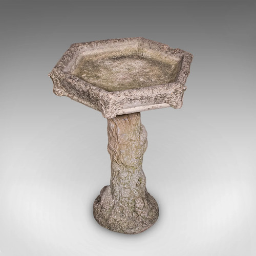 Vintage ornamental bird bath - ornamental,