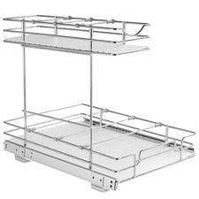 2-Tier Wire Pull Out Cabinet