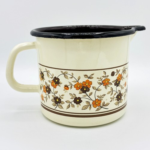 Baumann vintage floral enamel - vintage,