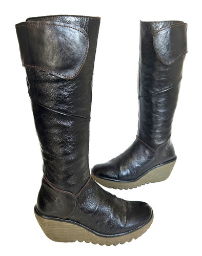 Ladies fly london dark brown - dark,