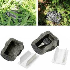 Fake Rock Key Holder Hide-A-Key Safe Realistic Outdoor J5S1 Key H Garden. O Q8I1