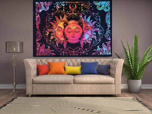 Multicolour sun moon - sun, tarot