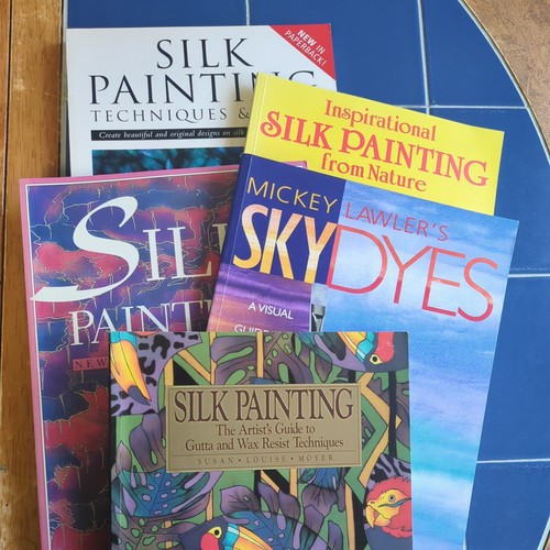Craft books silk painting - books,