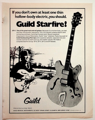Vintage 1970s guild starfire - 1970s,