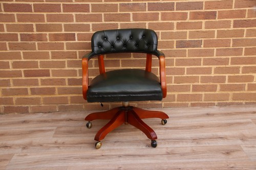 Banker chesterfield swivel - banker's,