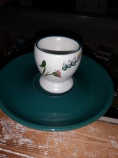 Denby Green Wheat Pattern Egg