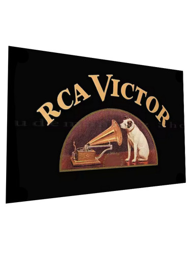 Rca victor dog sticker sign - rca,