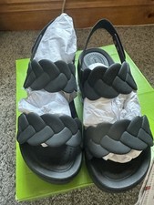 Crocs Womens Brooklyn Woven Low Wedge Sandals uk5 