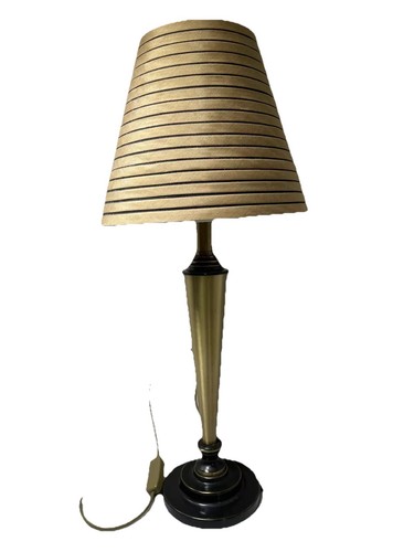 Table lamp brass colour with - table,