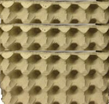 10 X NEW GREY EGG TRAYS HOLDS