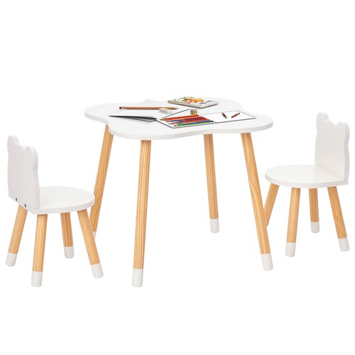 Homcom piece kids table and - 3-piece,