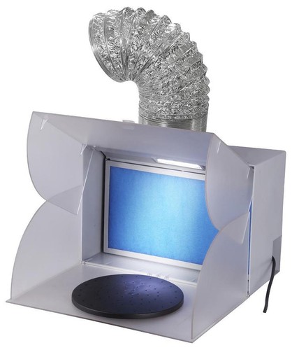 Portable fold away airbrush - fold,