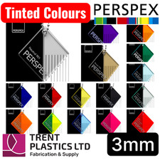3mm Tinted Perspex Acrylic Sheet – Coloured Transparent Plastic – Cut to Size