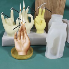 3D Gesture Candle Molds