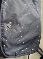 Navy Armani Baby Bag with