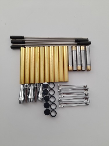 Chrome slimline pen kits - x,