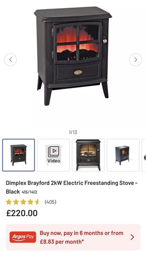 Dimplex brayford 2kw - dimplex, electric