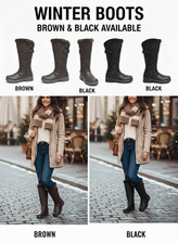 Mid Calf Wedge Boots Shoes Platform High Heel Buckle Zip Ladies Womens Boot Size