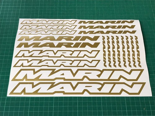 Marin cycling decals stickers - marin,