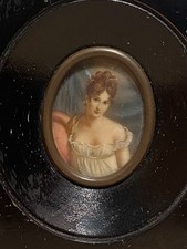 Oval Miniature Portrait of