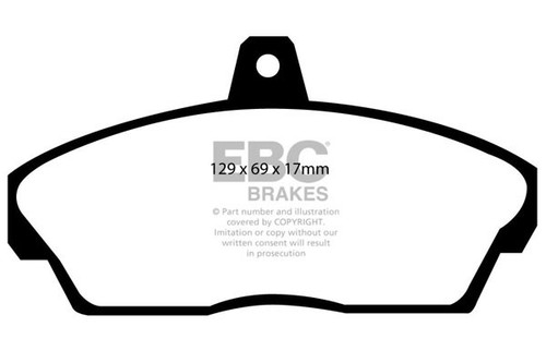 Ebc yellowstuff front - front, brake